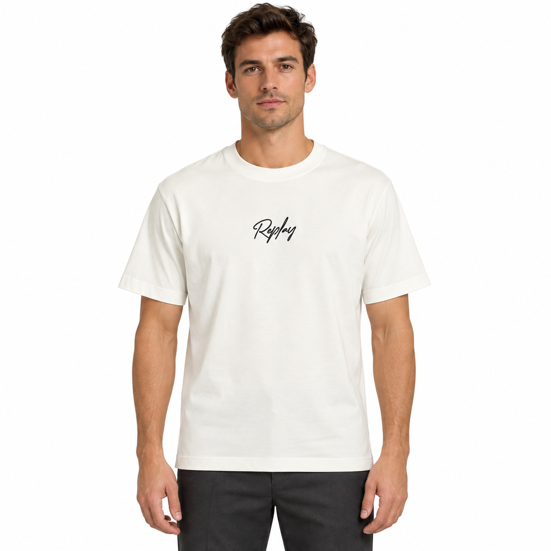 M SS T-SHIRT 27166905 SNOW 11