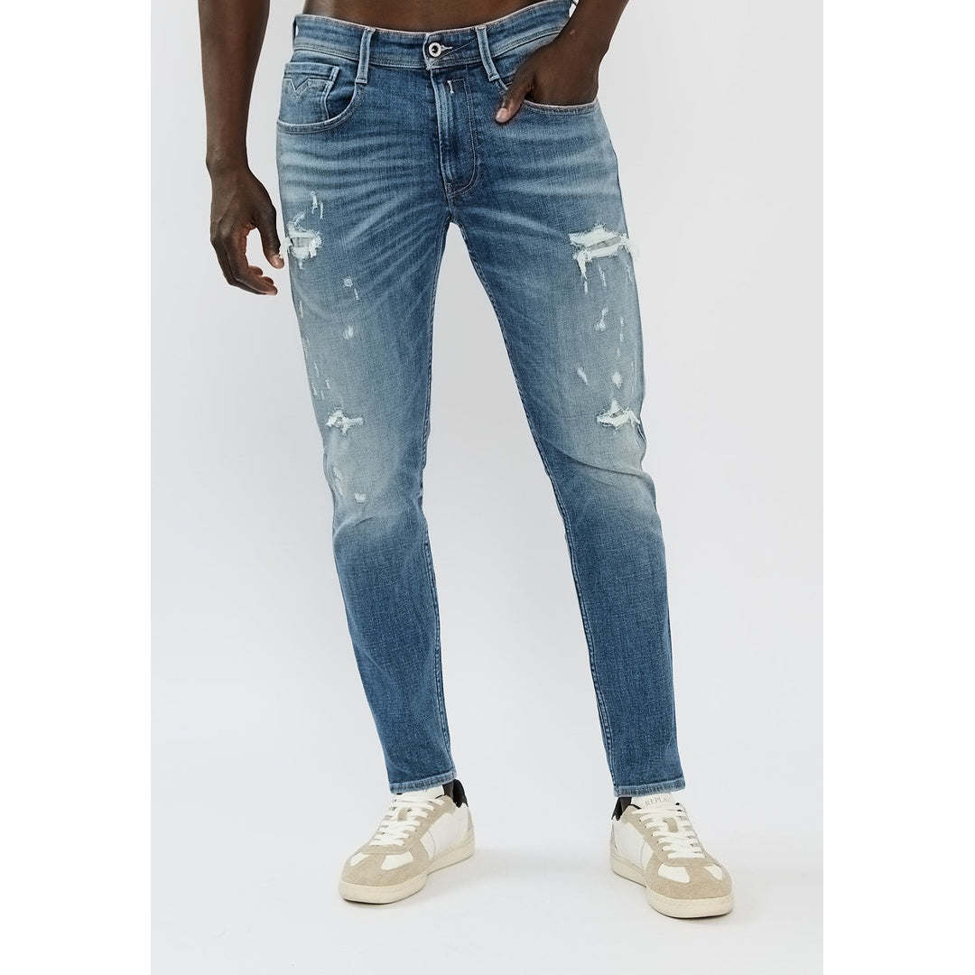 Pantaloni PF BRONNY M0934-Q141I09C009 MEDIUM BLU