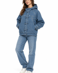 W DENIM ZIPPED JKT 27173867T MID BLUE 66