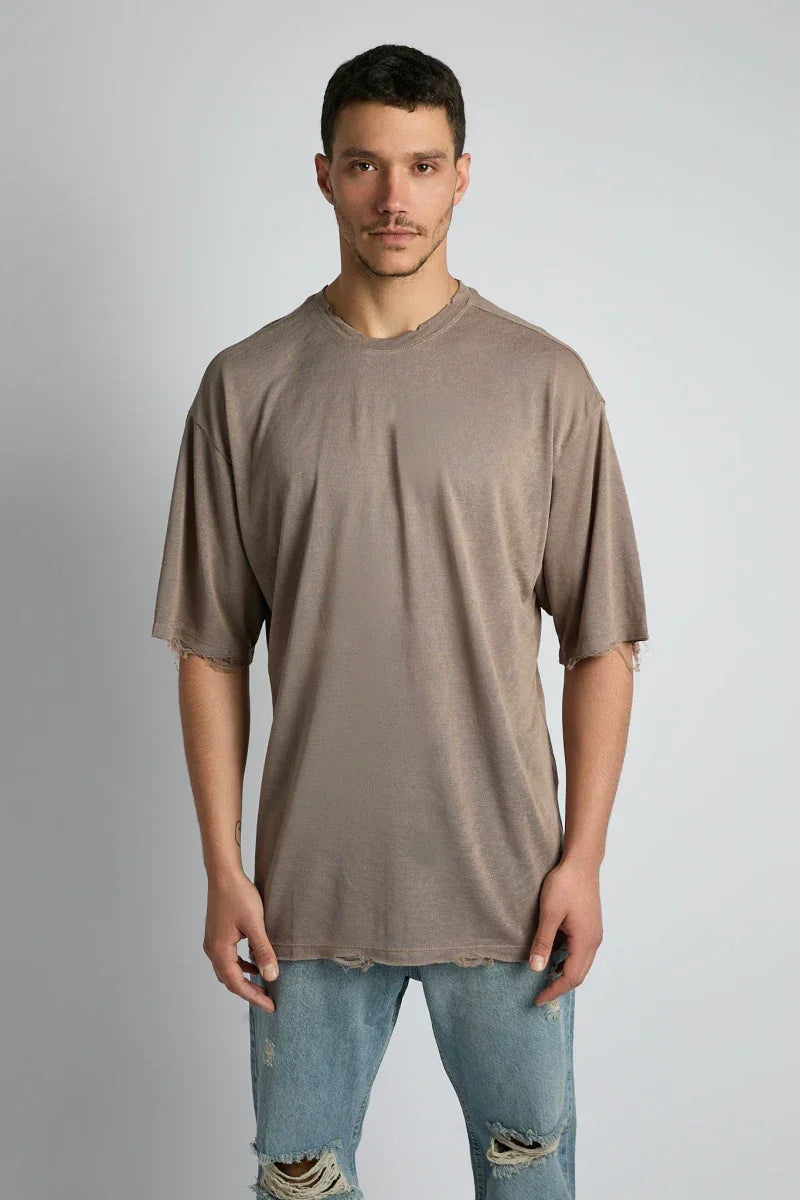 חולצה מיינסטרים 240116 BROWN