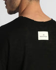 חולצה מיינסטרים פשתן סלאב 260106 BLACK