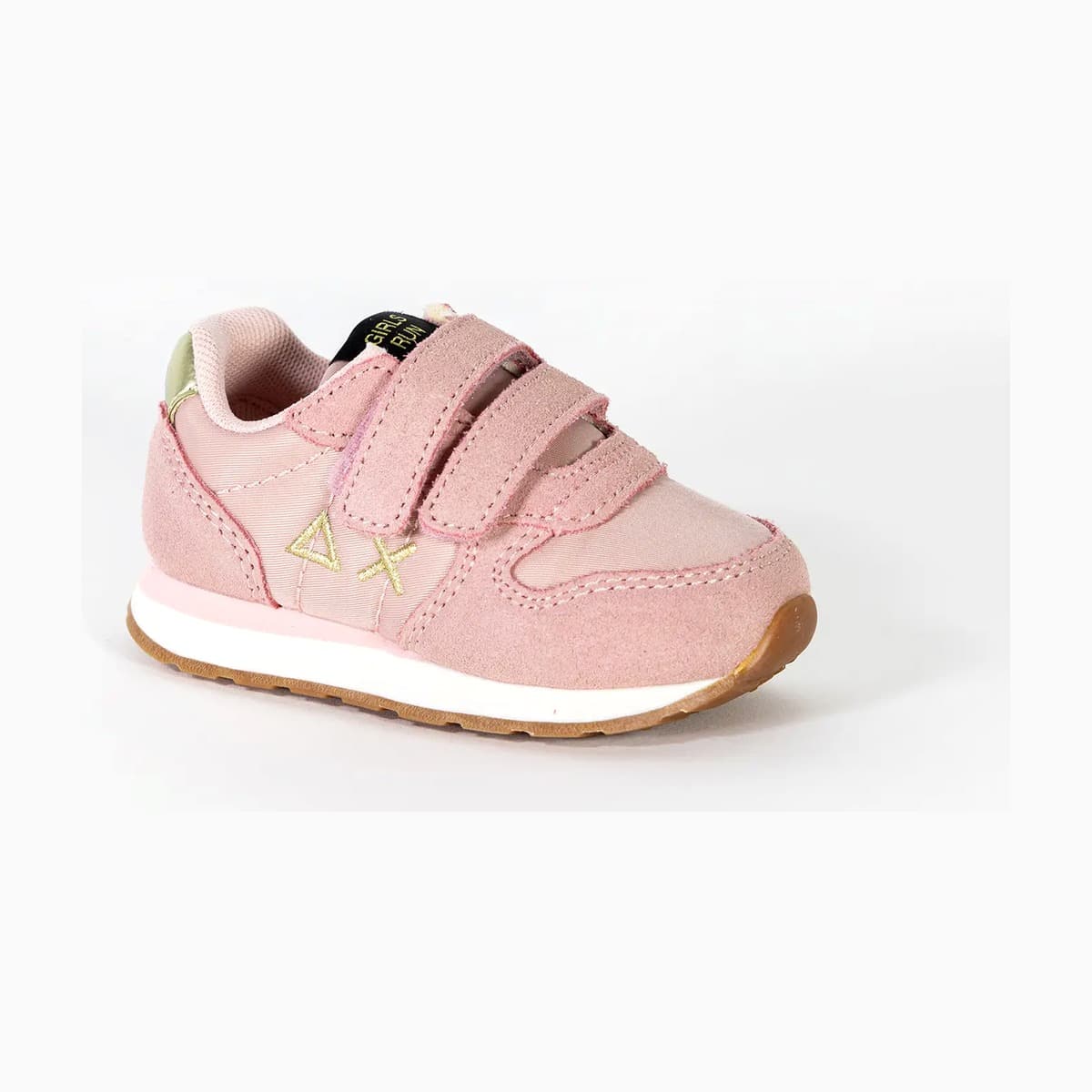 GIRL ALLY GOLD SILVER FIRST STEP-ROSA — נעלי ילדים — ורוד