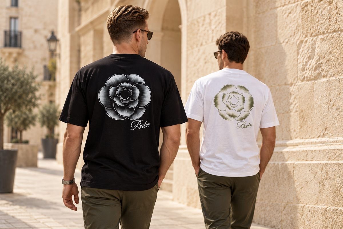 BALR — חולצות הקולקציה בגווני שחור ולבן