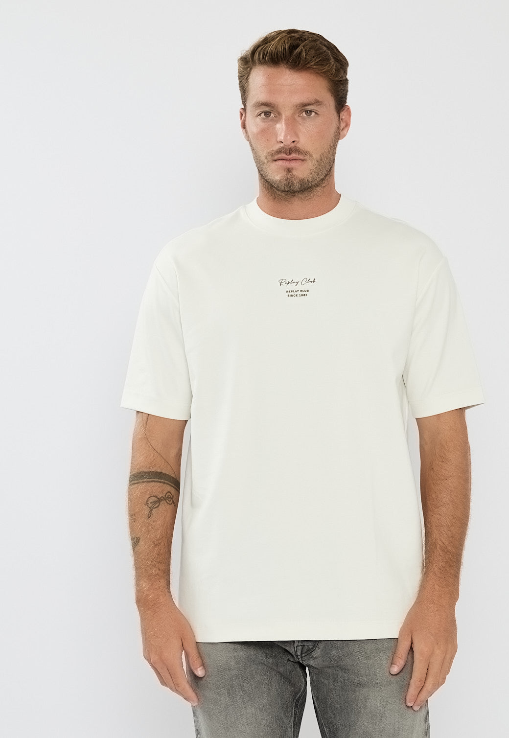 M SS T-SHIRT 27166842 SNOW 11